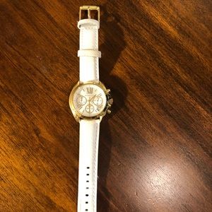 Michael Kors Gold and White watch
